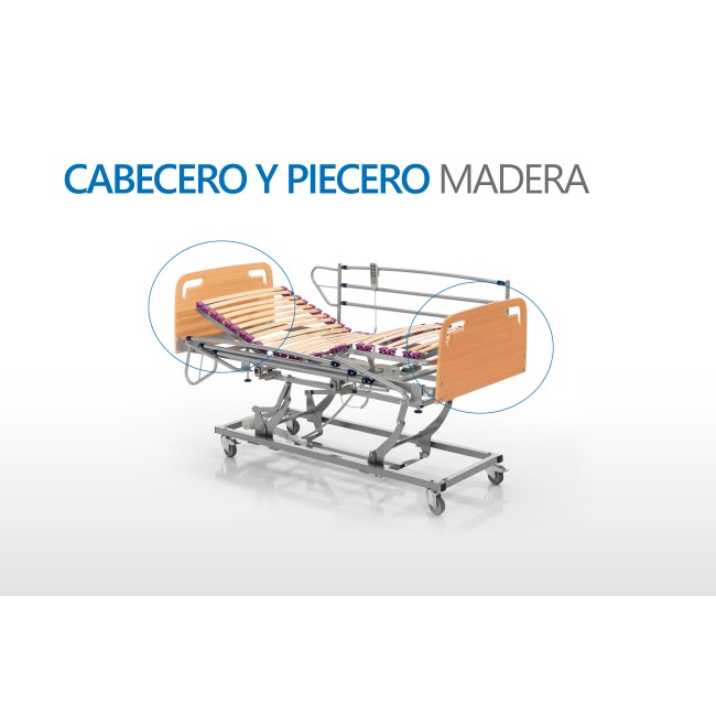 OPCIÓN Cabecero Piecero cama geriátrica